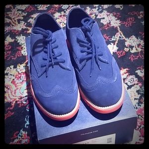 Cole Haan Zerogrand Oxford, Navy / Red